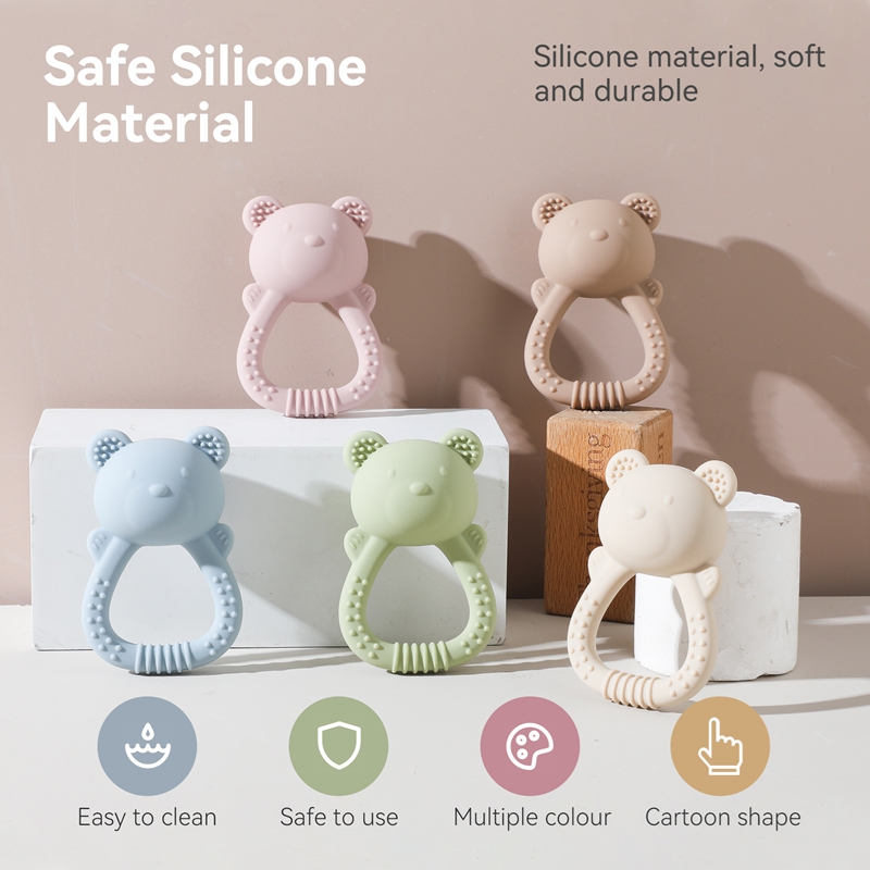 Baby Food Natural - Teether Silikon untuk Bayi, Mainan Gigitan