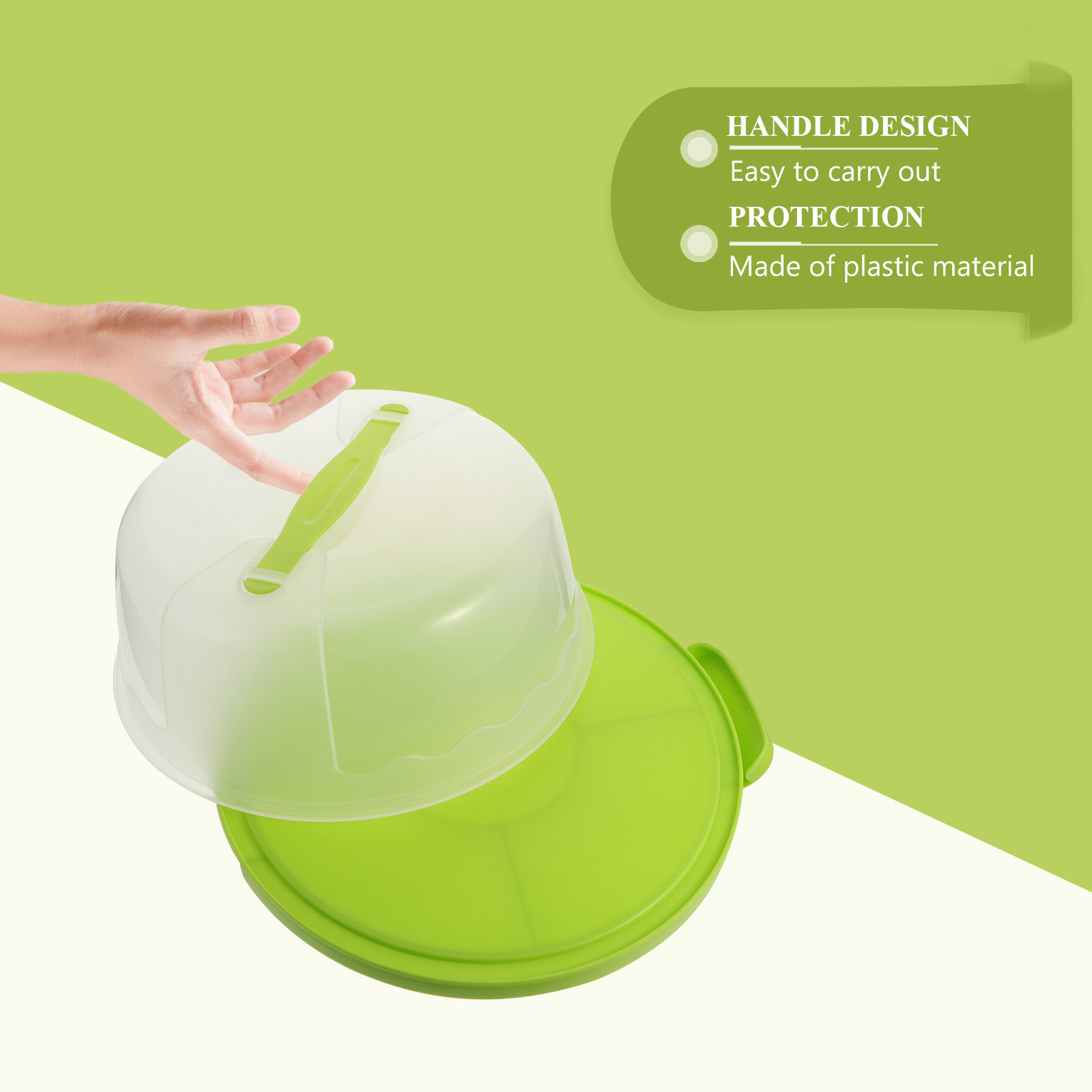 Baby Food Grade - 1 Buah Kotak Kue Plastik Transparan