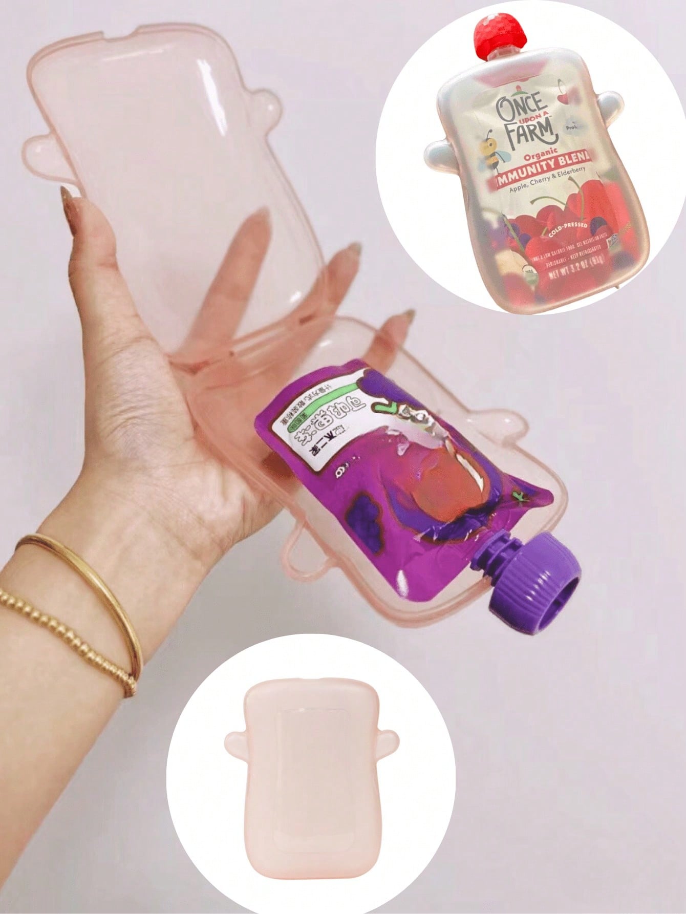 Baby Puree Pouch - Kotak Puree Buah Anti Remas dan