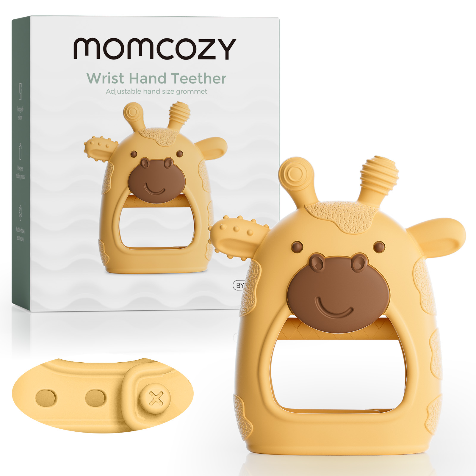 Baby Food Essentials - Mainan Teether Bayi Momcozy, Mainan Tumbuh