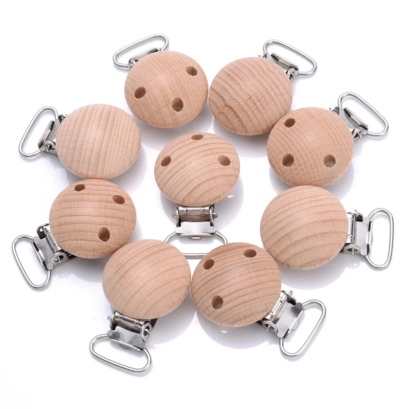 10 Buah Klip 30Mm Bulat Kayu B - Baby Food Natural ulasan dan harga