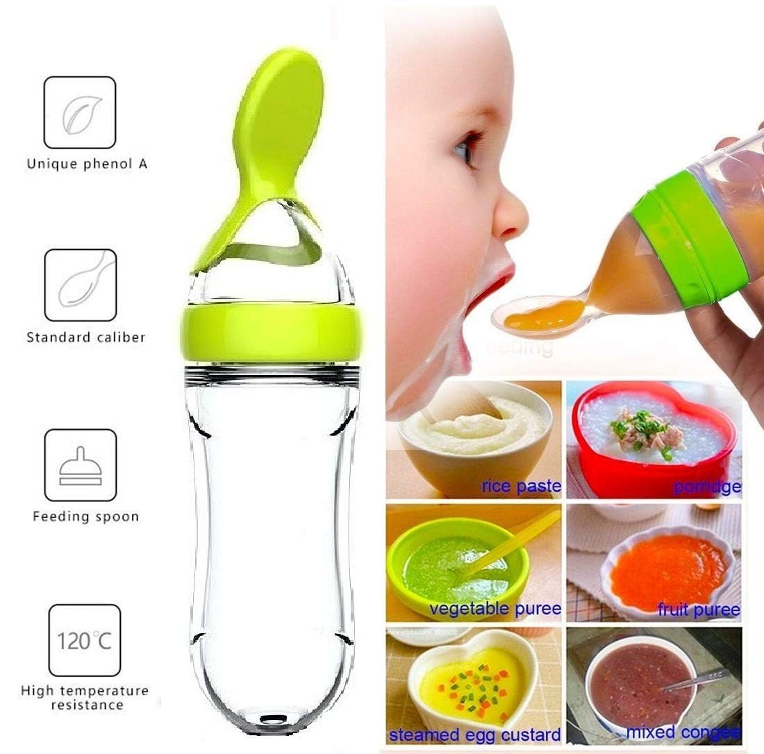 Botol pemberi makan bayi, boto - Baby Food Category ulasan dan harga