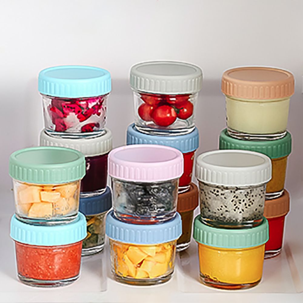 6 Buah Toples Makanan Bayi Kac - Baby Food Glass ulasan dan harga