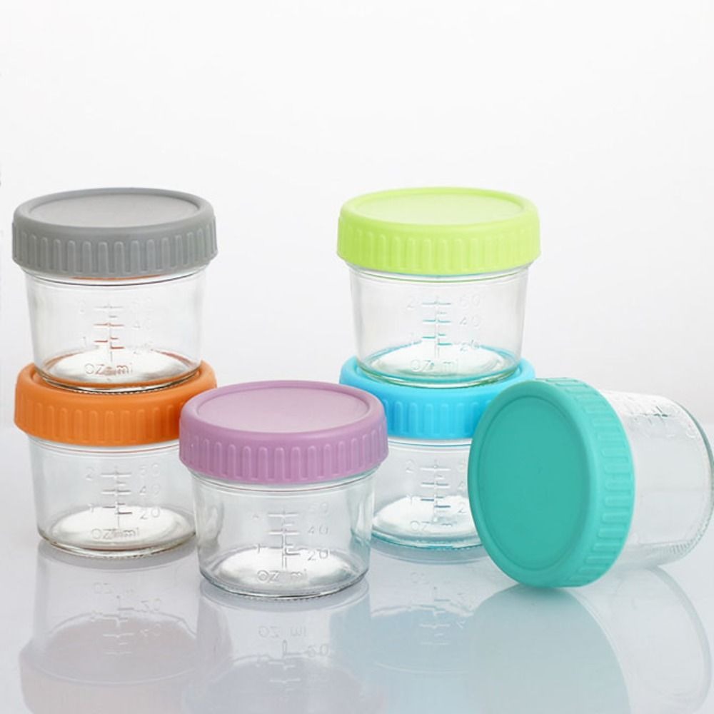6 Buah Toples Makanan Bayi Kac - Baby Food Glass ulasan dan harga