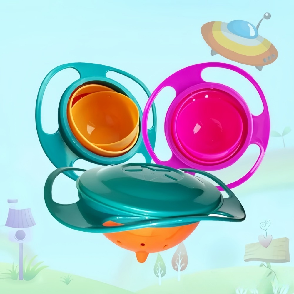 Mangkuk Makan Gyro Bayi Rotasi - Baby Food Chart ulasan dan harga