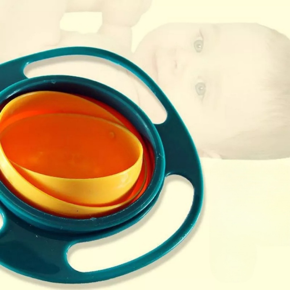 Mangkuk Makan Gyro Bayi Rotasi - Baby Food Chart ulasan dan harga