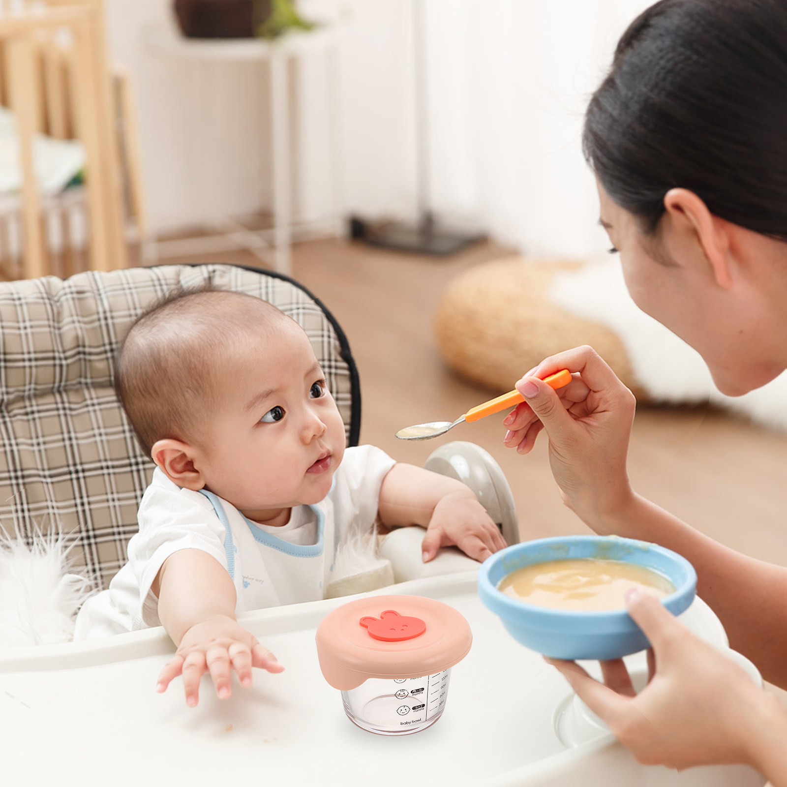 2 Buah Wadah Penyimpanan Makan - Baby Food Glass ulasan dan harga