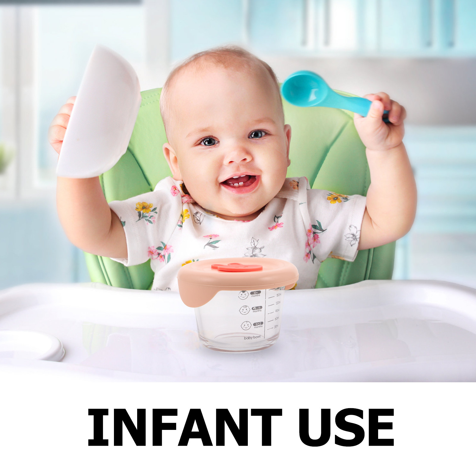 2 Buah Wadah Penyimpanan Makan - Baby Food Glass ulasan dan harga