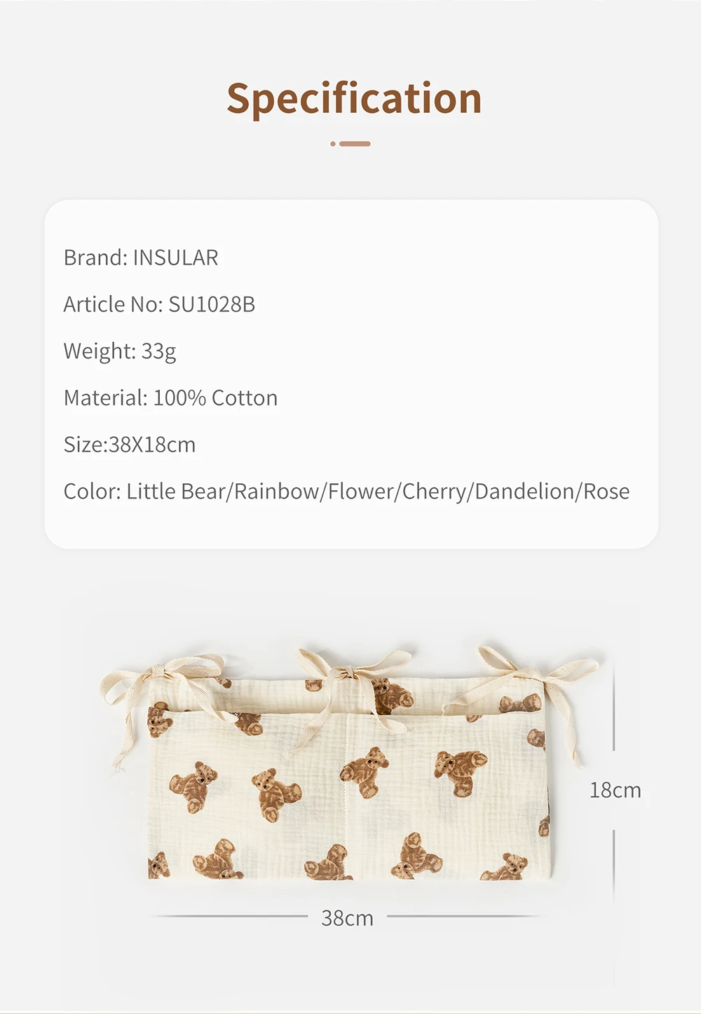 Organizer Tempat Tidur Bayi, T - Baby Puree Pouch ulasan dan harga