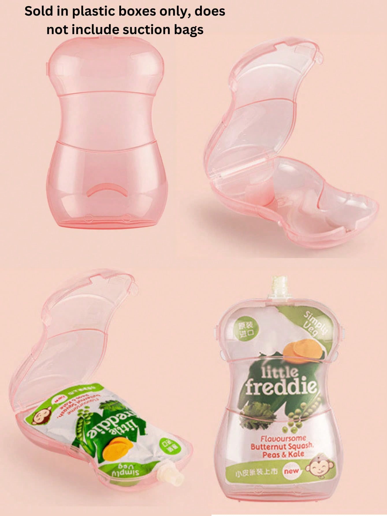 Kotak Puree Buah Anti Remas da - Baby Puree Pouch ulasan dan harga