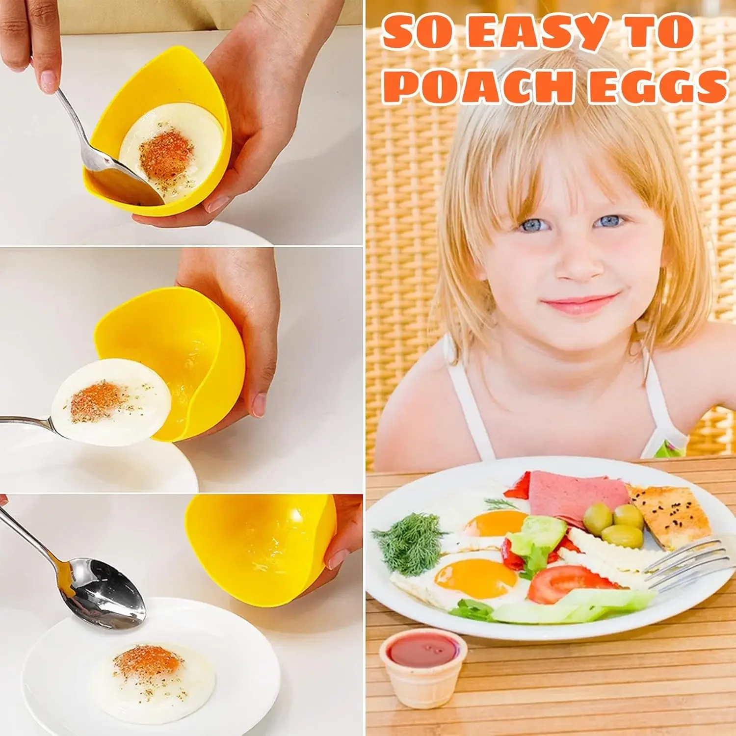 1/24 buah cangkir Poacher telu - Baby Food Egg ulasan dan harga