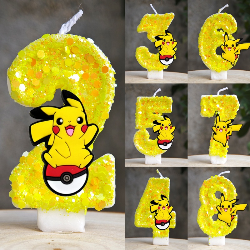 Lilin Pokemon Pikachu Kartun 0 - Baby Food Plan ulasan dan harga