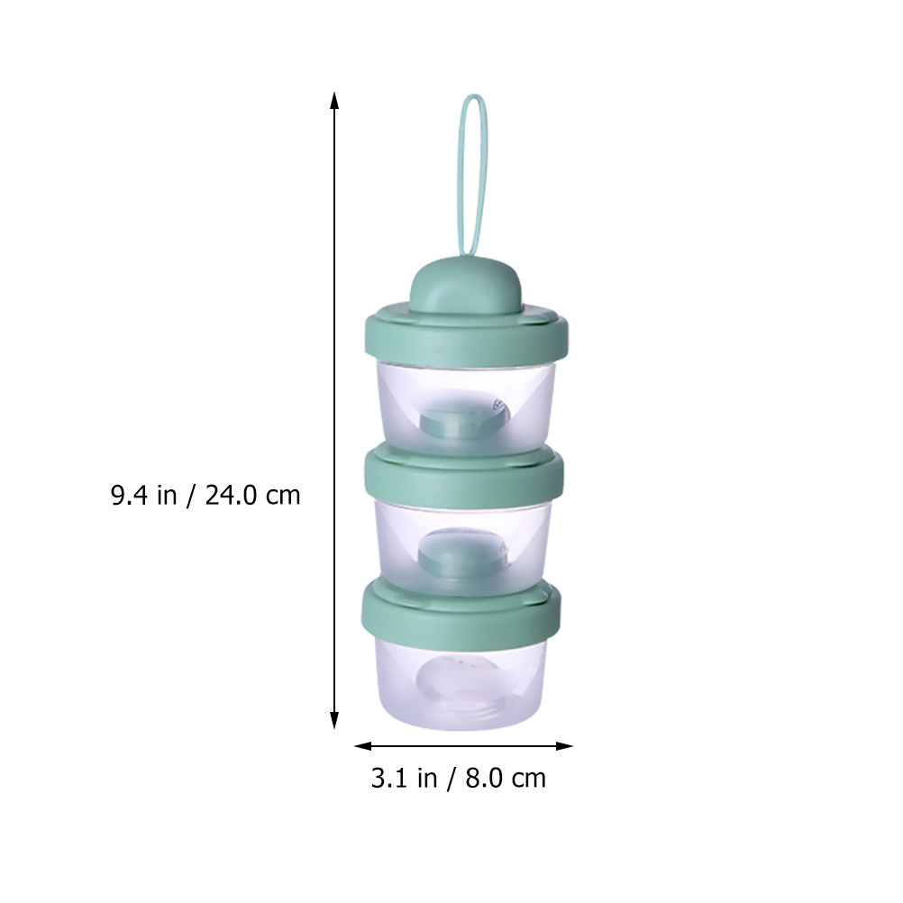 1Set Dispenser Susu Bubuk 3 La - Dry Food Baby ulasan dan harga